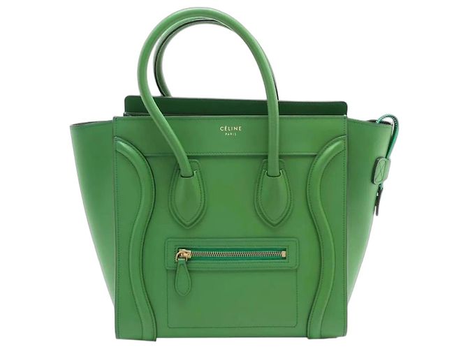Luggage Céline Bolsa de micro equipaje verde