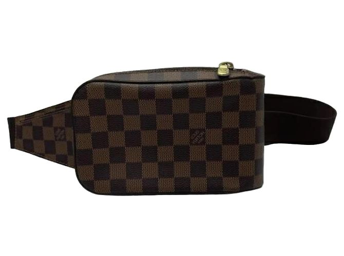 Borsa a Tracolla Damier Geronimos di Louis Vuitton Marrone