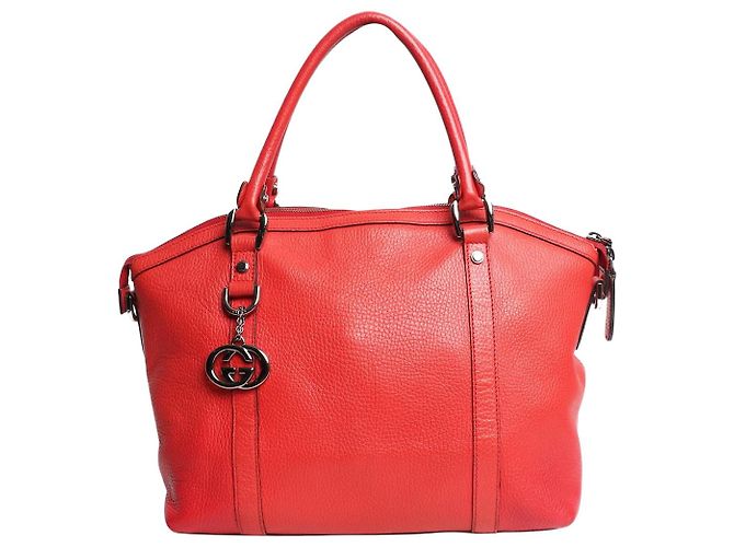 Gucci Red GG Dome tote