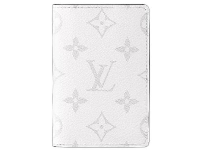 Louis Vuitton Organizador de bolsillo LV nuevo Taigarama Blanco