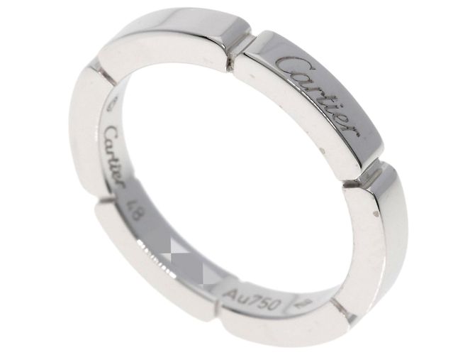 Anillo Maillon Panthère de Cartier en Oro Blanco de 18K