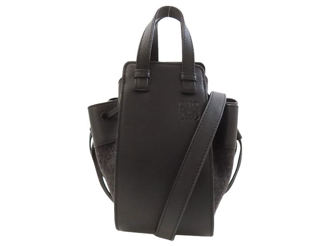 Loewe Hammock Mini 2-Wege-Handtasche Schwarz