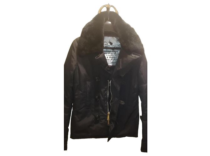 Dsquared2 Jacke - echte Daunenjacke Schwarz