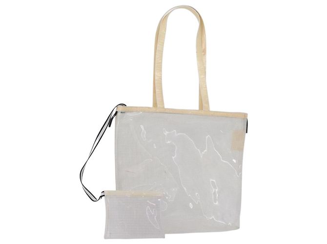 Miu Miu Tote Bag Vinyl Clear Auth bs33541