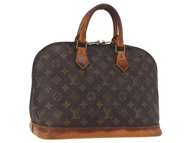LOUIS VUITTON Bolsa de Mão Monogram Alma M51130 LV Auth 172138 Monograma