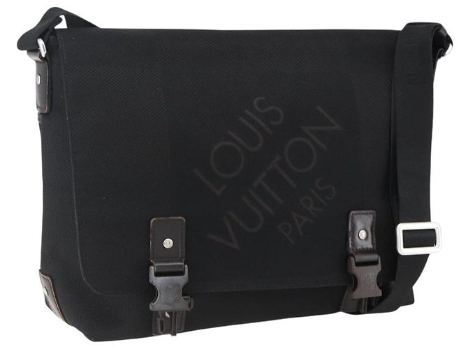 LOUIS VUITTON Borsa a Spalla Damier Geant Roux Nera M93079 LV Auth ka2536 Nero