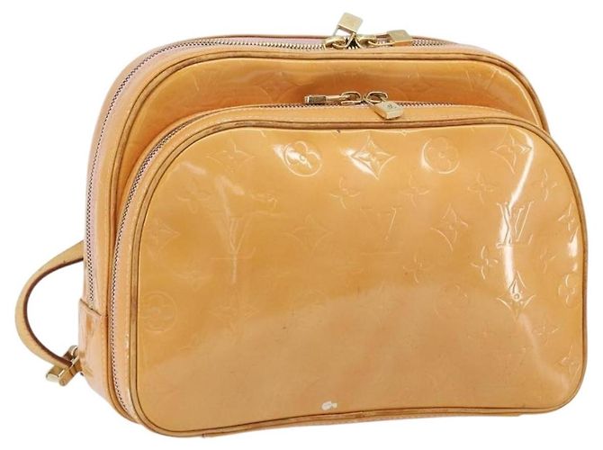 LOUIS VUITTON Vernis Marley Backpack Marshmallow Pink M91039 LV Auth bs33027