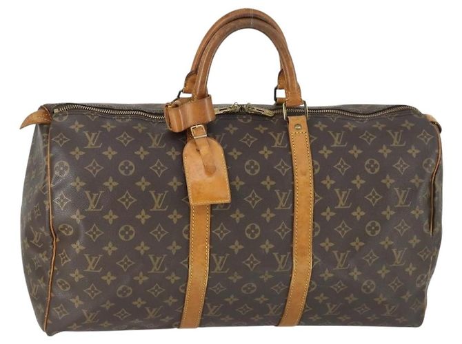 LOUIS VUITTON Sac Boston Monogram Keepall 50 M41426 LV Auth 170744 Monogramme