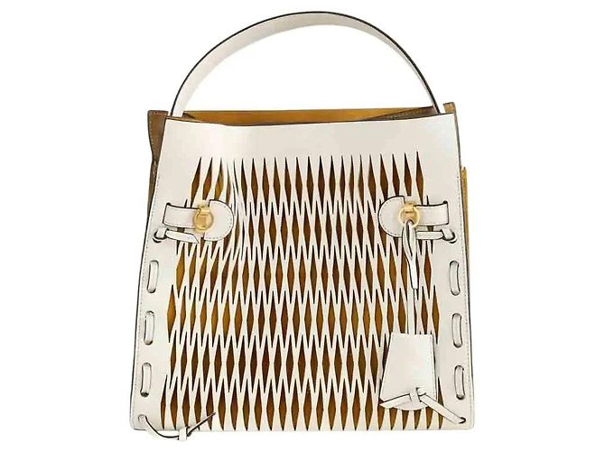 Tory Burch Lee Radziwill Petite Handtasche aus Kamel-Leder