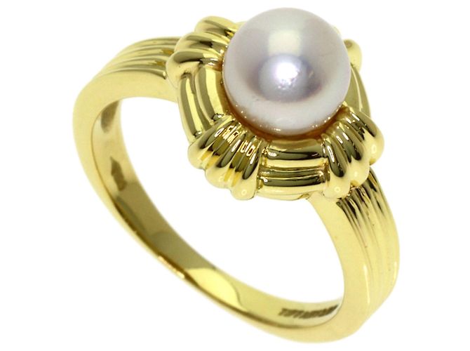 Anillo de banda de oro amarillo de 18K Tiffany & Co.