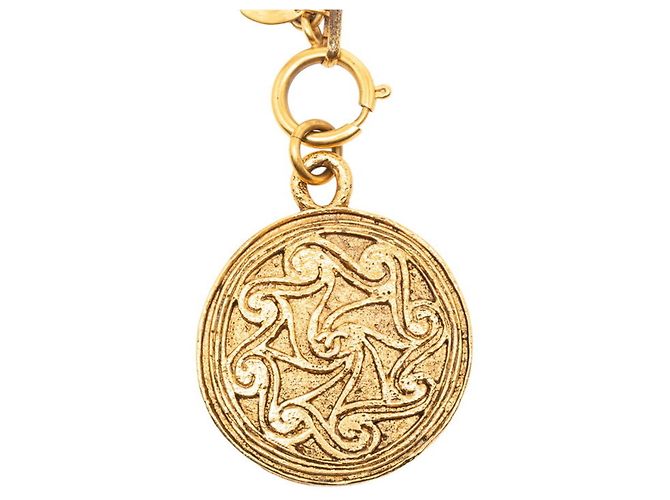 Collana Vintage Chanel Coco Mark D'oro
