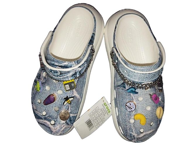 Autre Marque Croks & SZA crush clog Blau