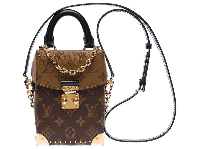 Borsa LOUIS VUITTON Camera Box in Tela Marrone - 103336