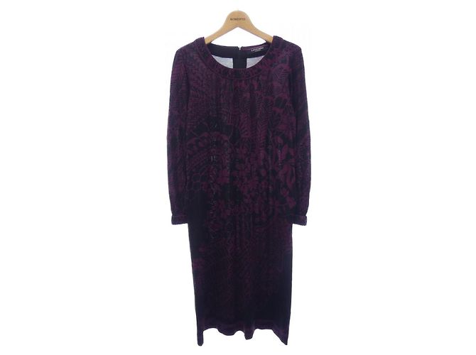 Autre Marque Leonard Modekleid Schwarz Lila