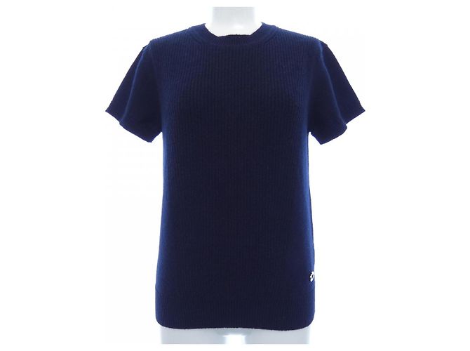 Kaschmir-Strickwaren Hermès 3E2603D1 Größe 36 Blau Marineblau