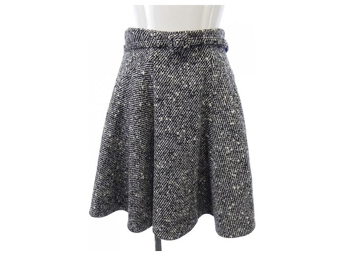 Christian Dior Skirt Black White
