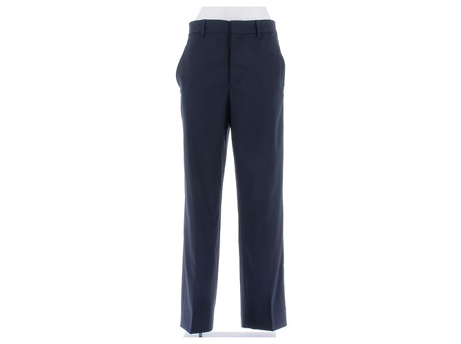 Miu Miu Navy Blue Wool Pants Size 40