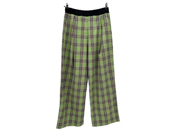 Autre Marque STINE GOYA Karohose Grün