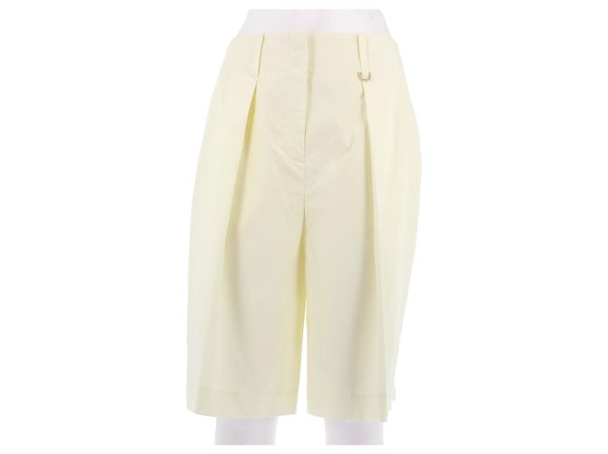 Zimmermann Bermuda gialla in cotone Giallo