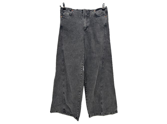 Autre Marque ALOHAS Jeans in Anthrazitgrau Baumwolle Größe M