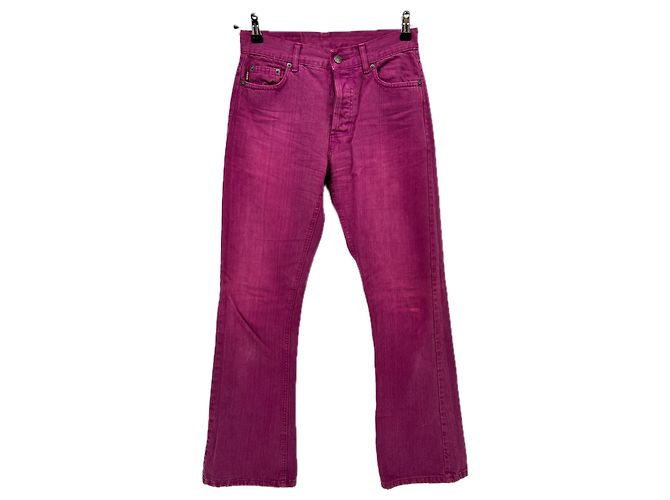 Autre Marque Jeans Rocky Fucsia de algodón Rosa