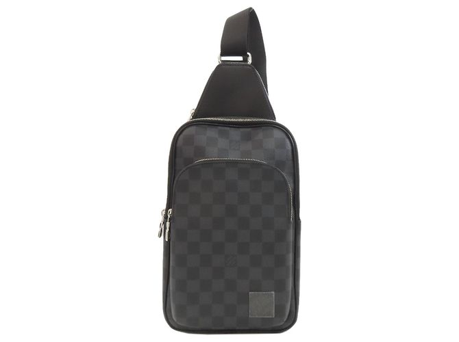 Louis Vuitton Avenue Sling Bag Black Damier ebene