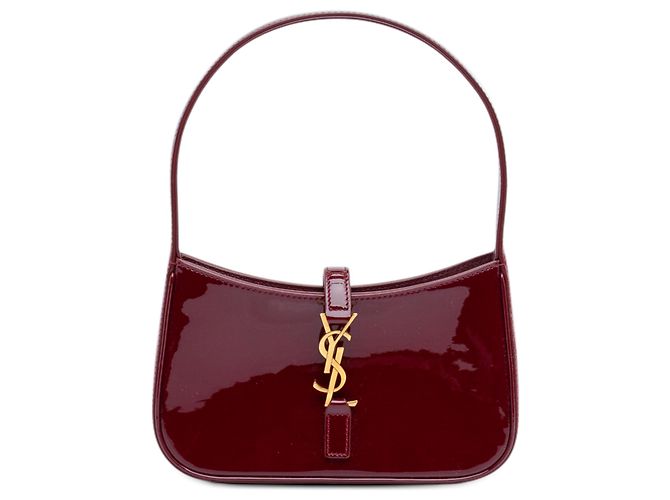 Saint Laurent Mini Rouge Verni Le 5 à 7