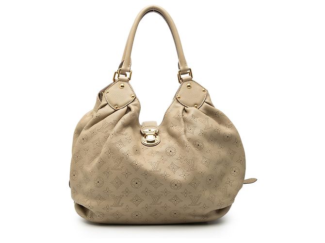 Louis Vuitton Bege Monogram Mahina L Hobo