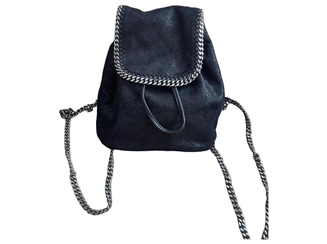 Stella Mc Cartney Stella McCartney Falabella Mini-Rucksack Schwarz