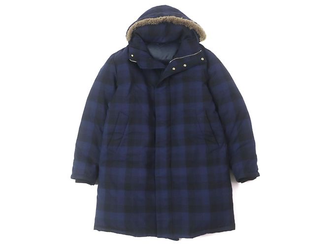 Paul Smith LONDON Down Wool Down Jacket Blue Navy blue