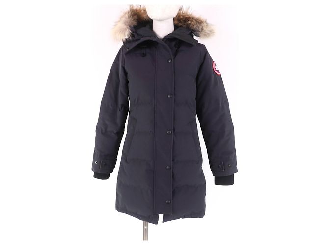 Autre Marque Parka in piuma Shelburne di Canada Goose Blu Blu navy