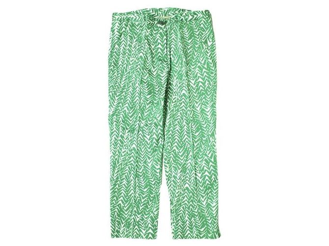 Autre Marque Pantalones de algodón stretch INCOTEX HIGH COMFORT Verde