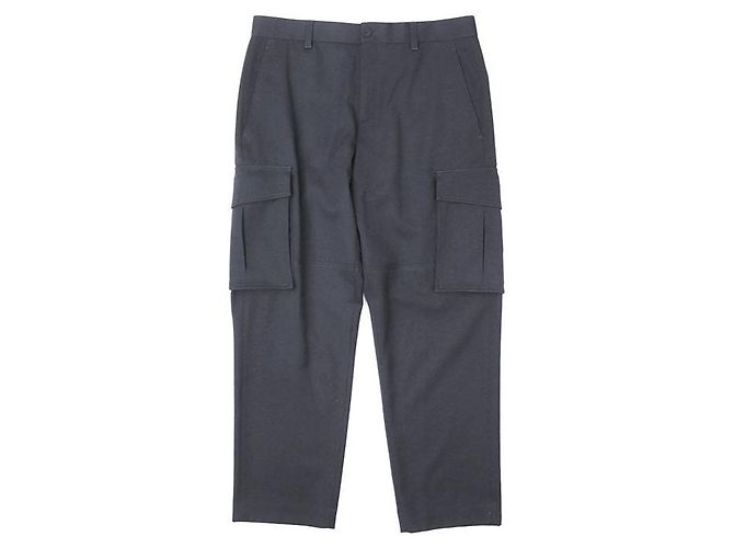 Calças Cargo de Lã Dior 2021 Azul Azul marinho