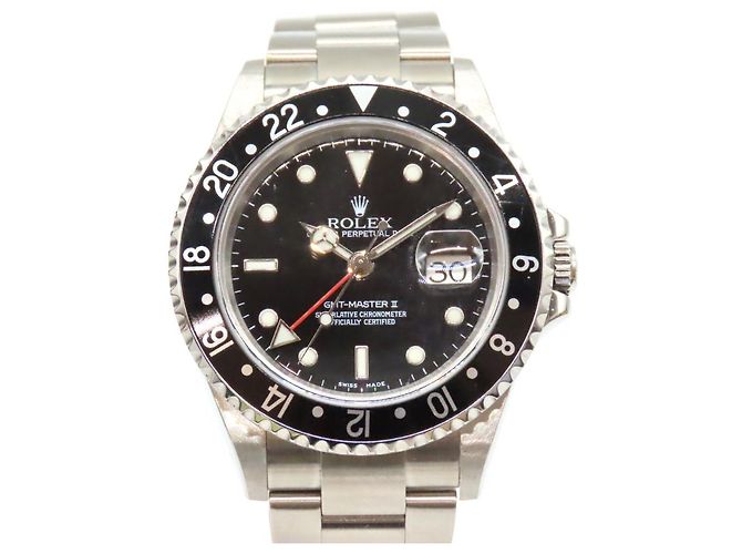 Rolex GMT-Master II aus Edelstahl Schwarz