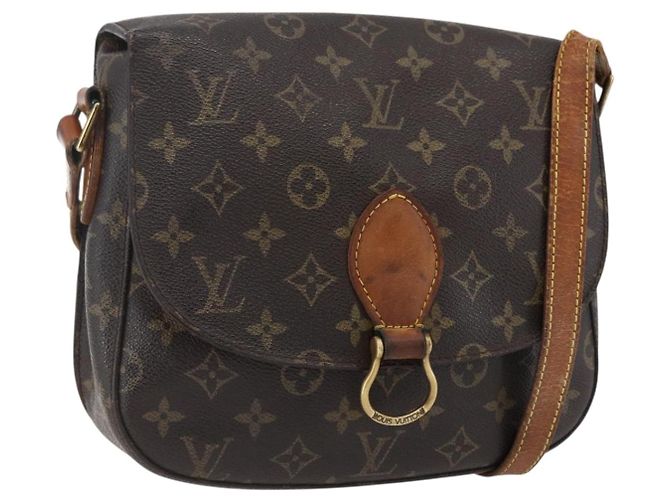 LOUIS VUITTON Bolsa de Ombro Monogram Saint Cloud GM M51242 LV Auth 170822 Monograma