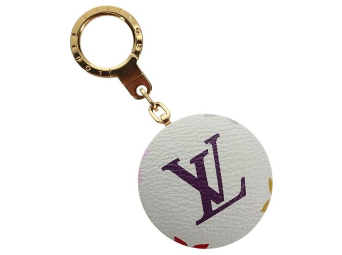 LOUIS VUITTON Charm Astropill Monogram Multicolore Bianco M51911 LV Auth 171866V