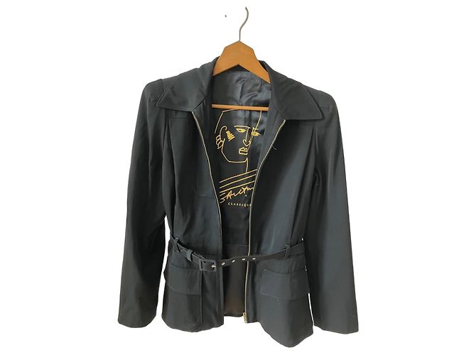 Jean Paul Gaultier Black Wool Jacket