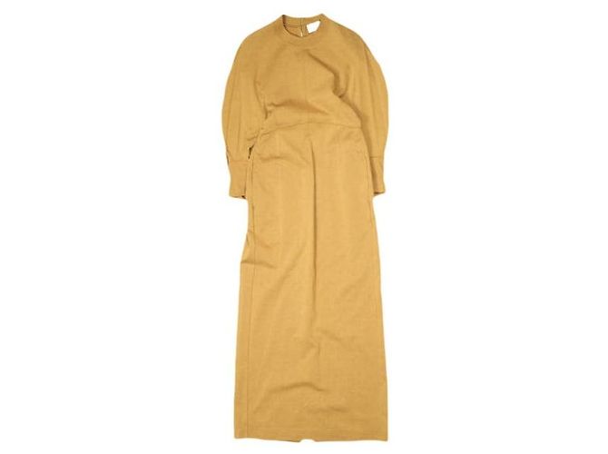 Autre Marque Vestido de jersey de algodón Mame Kurogouchi Castaño