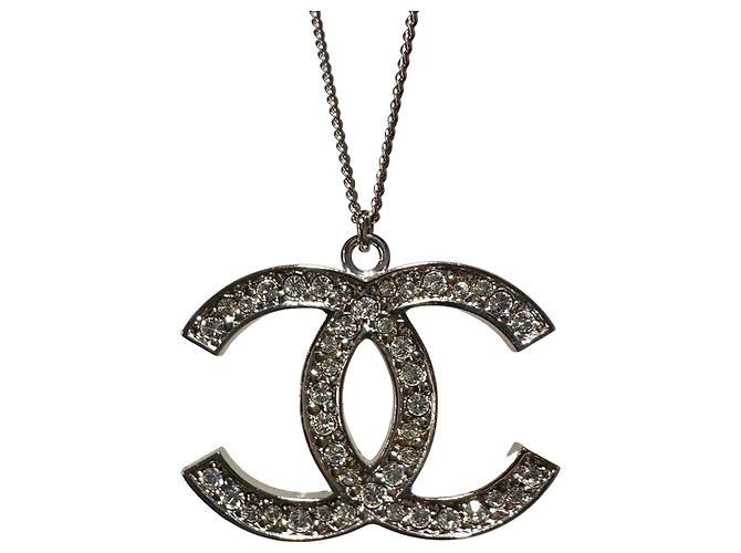 Chanel CC Argento Metallo