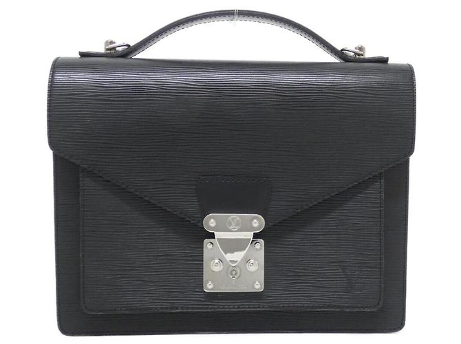 Borsa Monceau Epi Louis Vuitton Nero