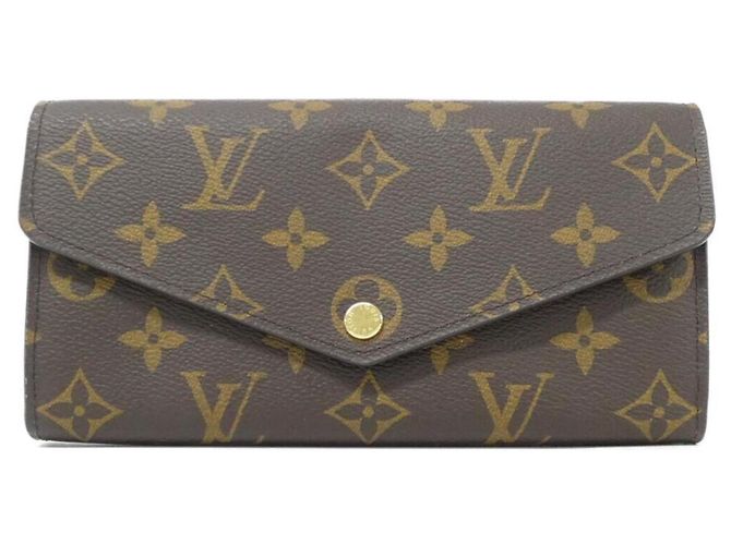 Portafoglio Sarah Monogram Louis Vuitton Marrone
