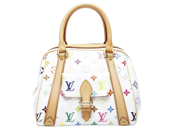 Louis Vuitton Monogram Multicolore Priscilla Handbag in White