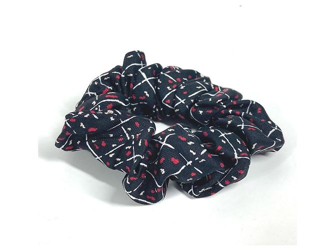 Scrunchie in Seta Nera per Donne CHANEL Nero