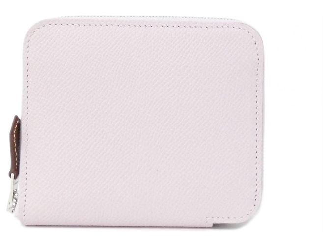 Hermes Hermès MERVILLEUSES LANTERNES Silk in Compact Wallet Silvery