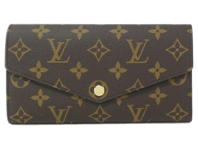 Portafoglio Sarah Monogram Louis Vuitton Marrone
