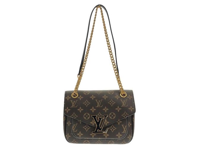 Bolsa de Ombro Monogram Passy Louis Vuitton Marrom