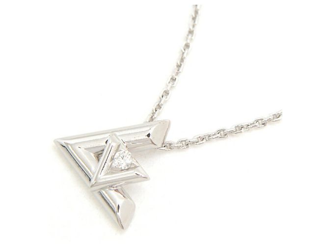 Collar Louis Vuitton Mujer Volt One PM Oro Blanco