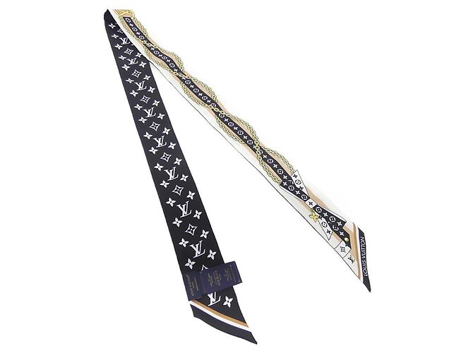 Bufanda Muffler BB LV Bow de Louis Vuitton Negro