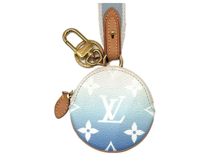 Multi Pochette Lanyard Louis Vuitton Multi-Pochette Monogram Blu Portamonete LOUIS VUITTON