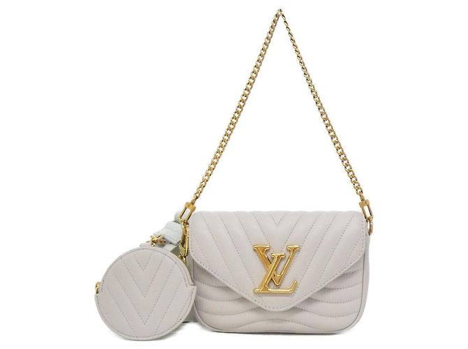 Louis Vuitton Multi Pochette Shoulder Bag Beige